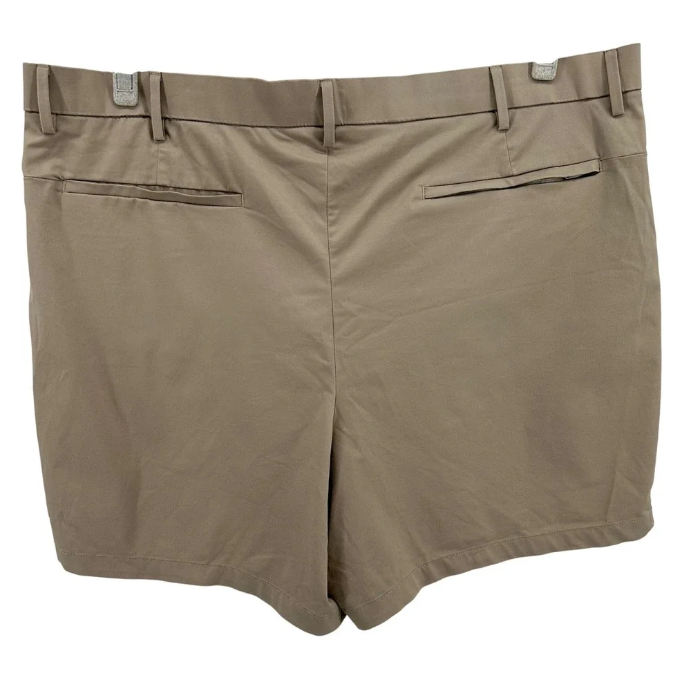 Banana Republic Aiden Short Mens 44 Tan‎ Khaki Chino Stretch Shorts